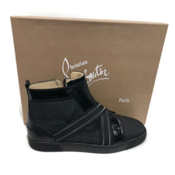 Christian Louboutin Flat Prisma Calf Black Sneaker - Picture 8 of 8